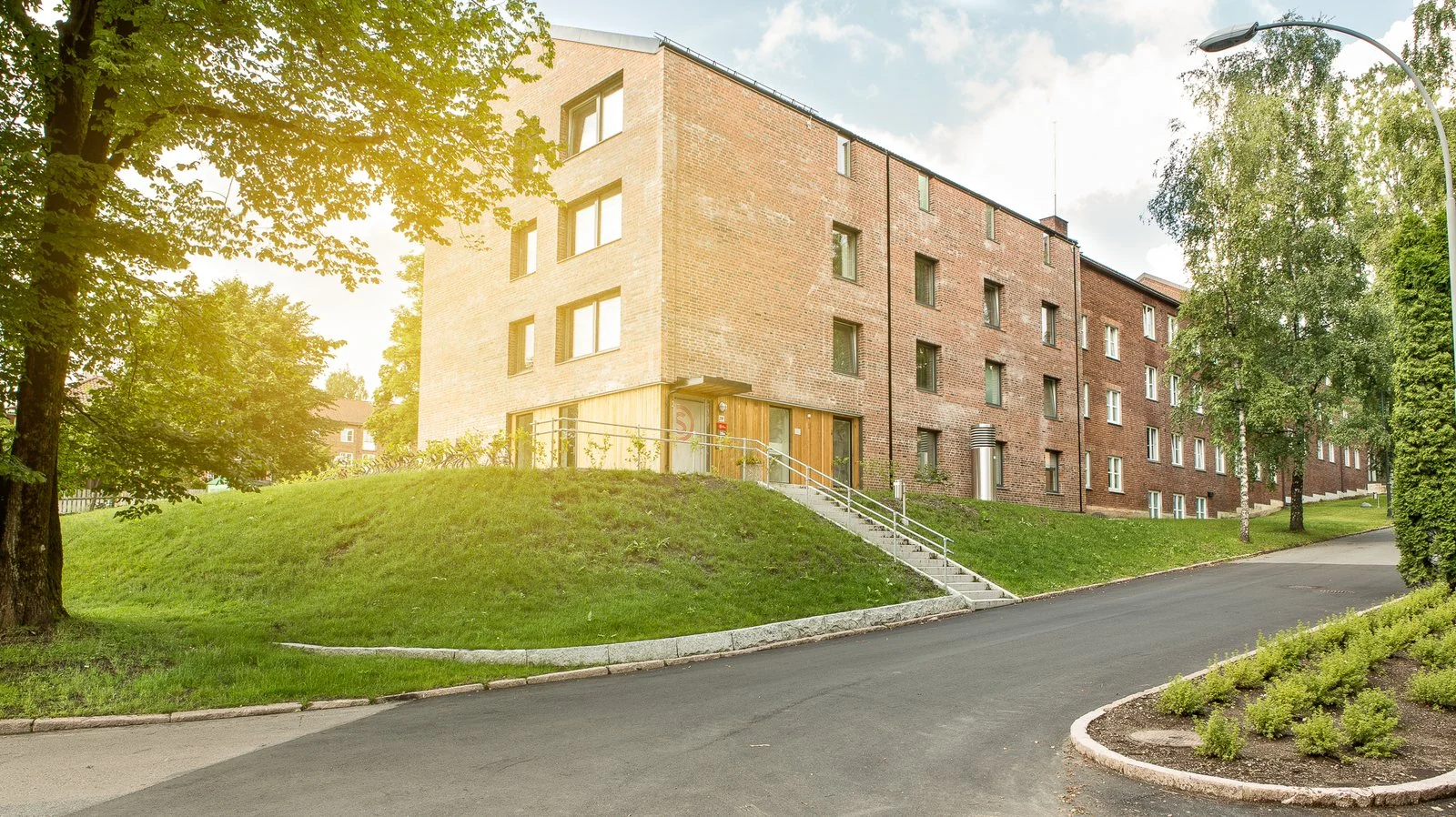 Sogn studentby i Oslo – områdefoto fra SiO